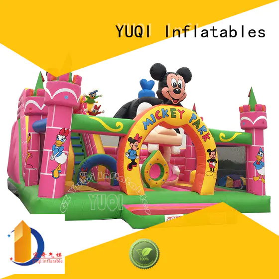 YUQI Custom bounce inflatable theme park supplier for park