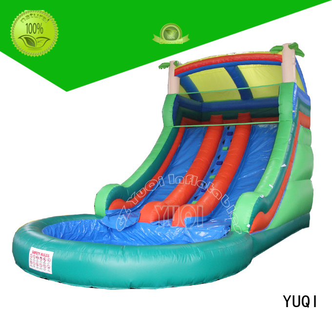 Quality YUQI Brand inflatable water slides for adults super outdoor