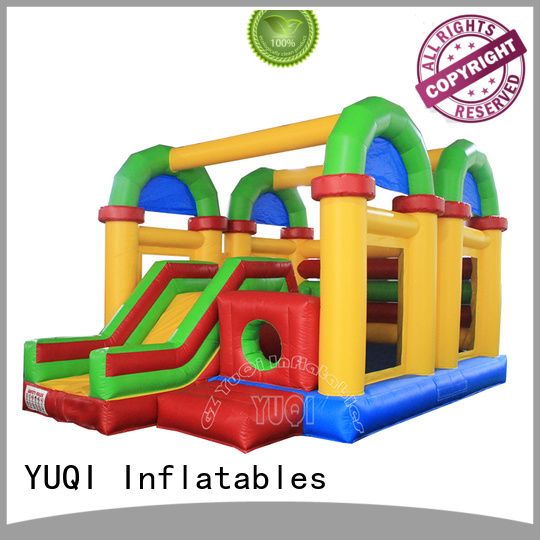 YUQI professional water slide bounce house for adults manufacturer for schools