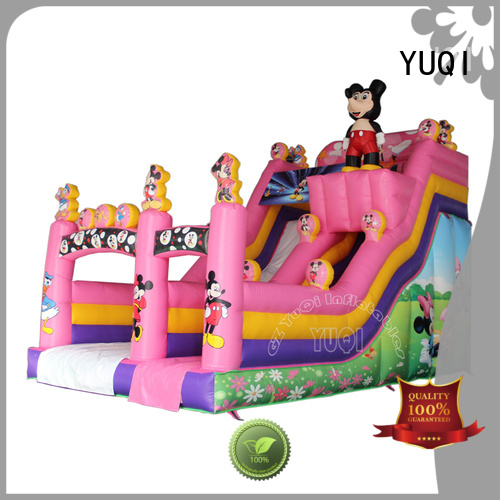 YUQI safety biggest inflatable water slide for business for birthday parties