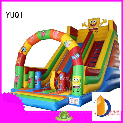 YUQI Brand outdoor super Inflatable slide manufacture