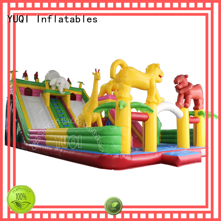 shark inflatable theme park adults castle for birthday parties YUQI