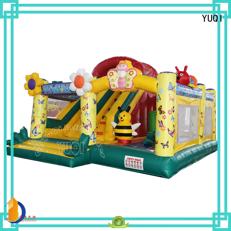 YUQI Brand happy minion bounce water slide bounce house for adults small