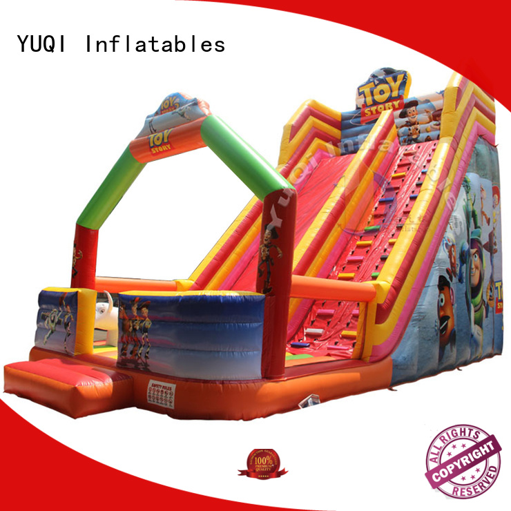 pvc super size YUQI Brand inflatable water slides for adults factory