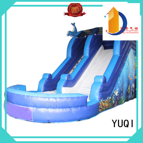 YUQI Brand children interesting party inflatable water slides for adults