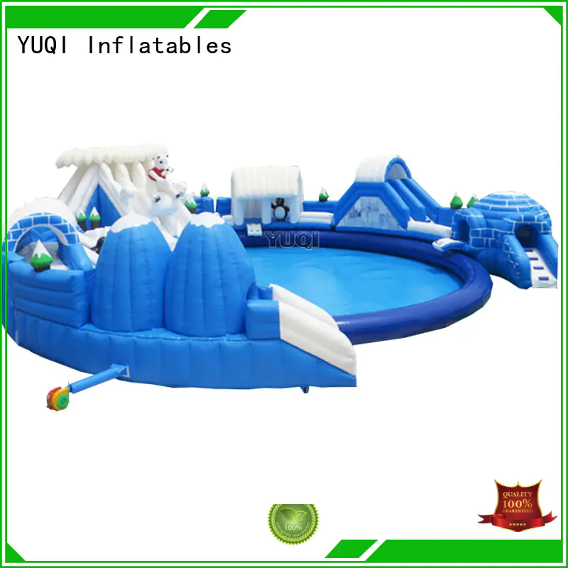 durable Inflatable land water park giant company for birthday parties