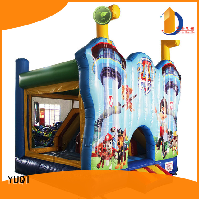 High-quality inflatable bouncer slide combo hippo customization for carnivals