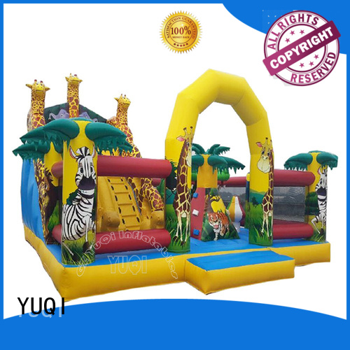 YUQI castle kids inflatable park wholesale for birthday parties