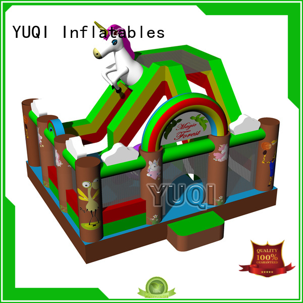 YUQI soldier bounce house slide combo supplier for festivals