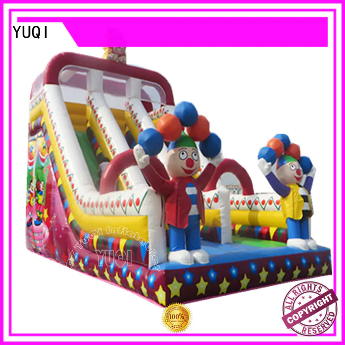 Hot children inflatable water slides for adults clown YUQI Brand