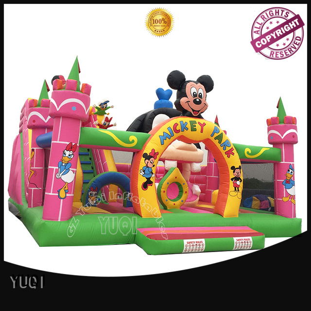 YUQI course backyard inflatable water park for business for park