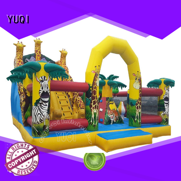 funny kids inflatable park tiger for park YUQI