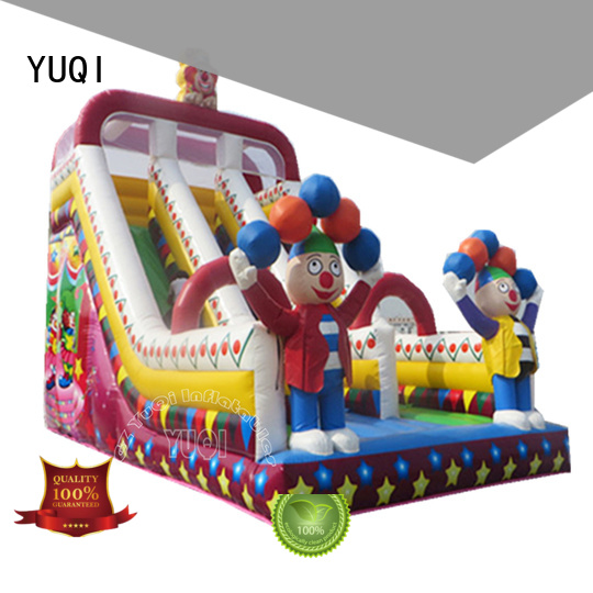 safety outdoor inflatable water slide arch customization for carnivals