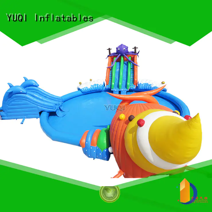 YUQI safety floating water park wholesale for adult